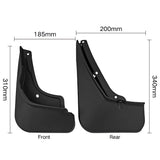 MG4 Premium Front & Rear Mud Guard Set